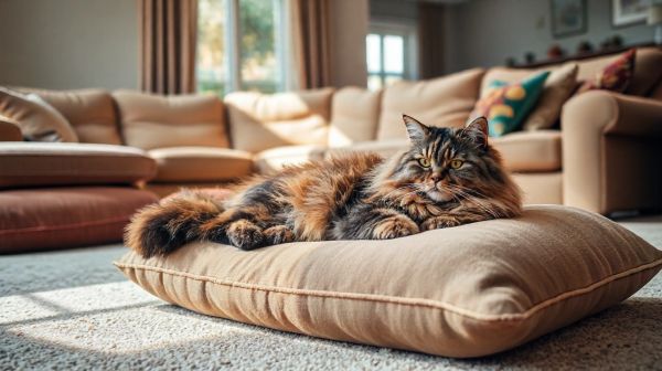 Top choix de coussins résistants pour Maine Coon et chats